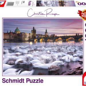 Schmidt Spiele 1000 Teile Puzzle 59695 Prag Schwäne