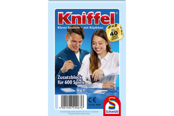 Schmidt Spiele 49067 Kniffelblock - 100 Blatt Zusatzblock