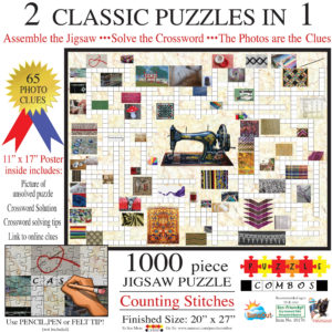 SunsOut Irv Brechner - Puzzle Combo: Counting Stitches 1000 Teile Puzzle Sunsout-10176