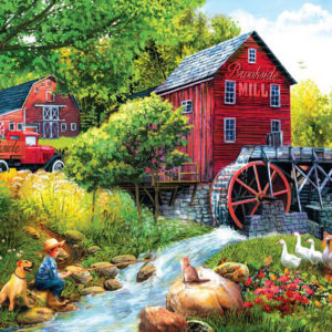 SunsOut Tom Wood - Playing Hookey at the Mill 1000 Teile Puzzle Sunsout-28751