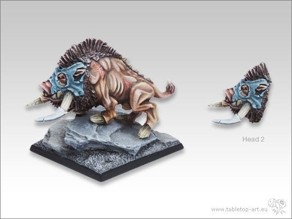 Tabletop Art Giant Boar 2 (1) Base Gestalltung Wildschwein Miniatur 1/56 28mm