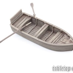Tabletop Art Ruderboot 2 (1) 28mm GelÃ¤nde Rowboat Boot Schiff Freibeuter 28-30mm