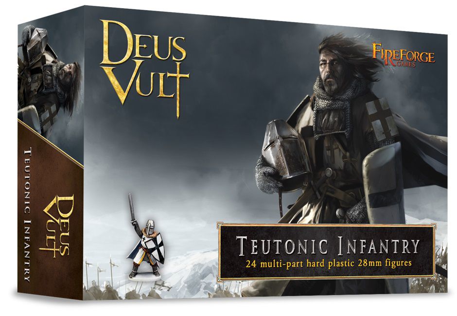 Teutonic Infantry Fireforge Games Deus Vult Ritter Mittelalter Middle Age Knight