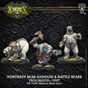 Trollbloods Bear Handlers and Battle Bears Unit Privateer Press PIP71109 Hordes