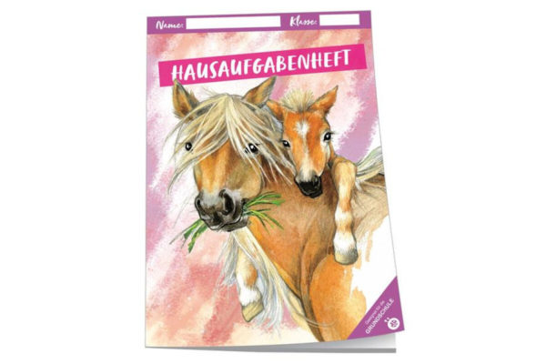 Trötsch Hausaufgabenheft Grundschule Pferde, DIN A5