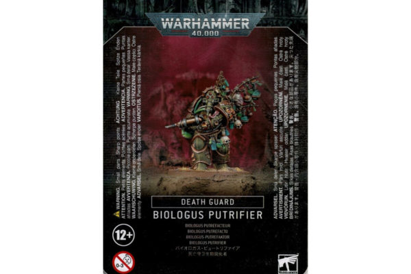 Warhammer 40,000 Chaos Space Marines Death Guard Biologus Putrifier 43-24