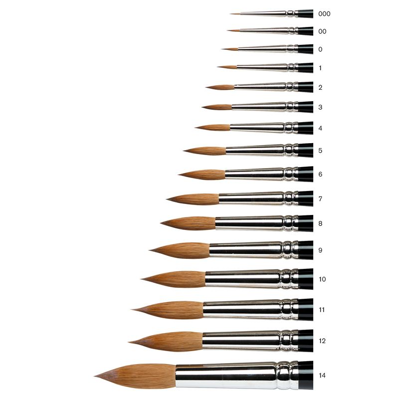 W&N Series 7 Kolinsky Rotmarder GröÃe 00 (-2) Winsor & Newton 5007020