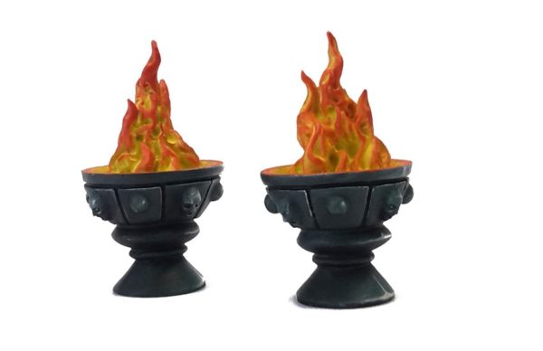 Ziterdes Feuerschalen (2) 79167 Tabletop Terrain Fire Bowls