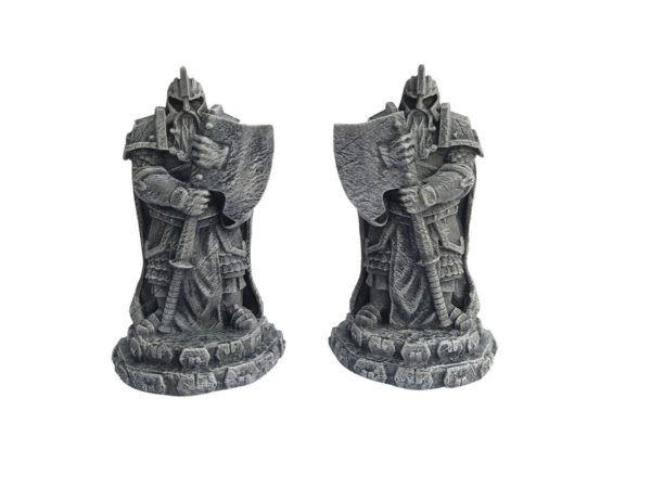 Ziterdes Zwergenstatuen mit Axt (2) 79046 Terrain GelÃ¤nde Zwerge Statuen Dwarf