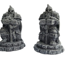 Ziterdes Zwergenstatuen mit Hammer kniend (2) 79048 Terrain Zwerge Statuen Dwarf