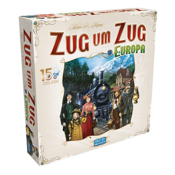 Zug um Zug Europa 15. JubilÃ¤um (Deutsch) Days of Wonder Brettspiel Familienspiel