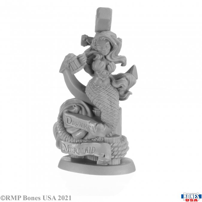 Dark Heaven Bones The Drunken Mermaid Reaper Miniatures 28mm plastik