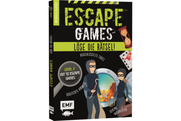 Escape Games Level 2 (grün) Löse die Rätsel 10 Escape Games ab der 5. Klasse