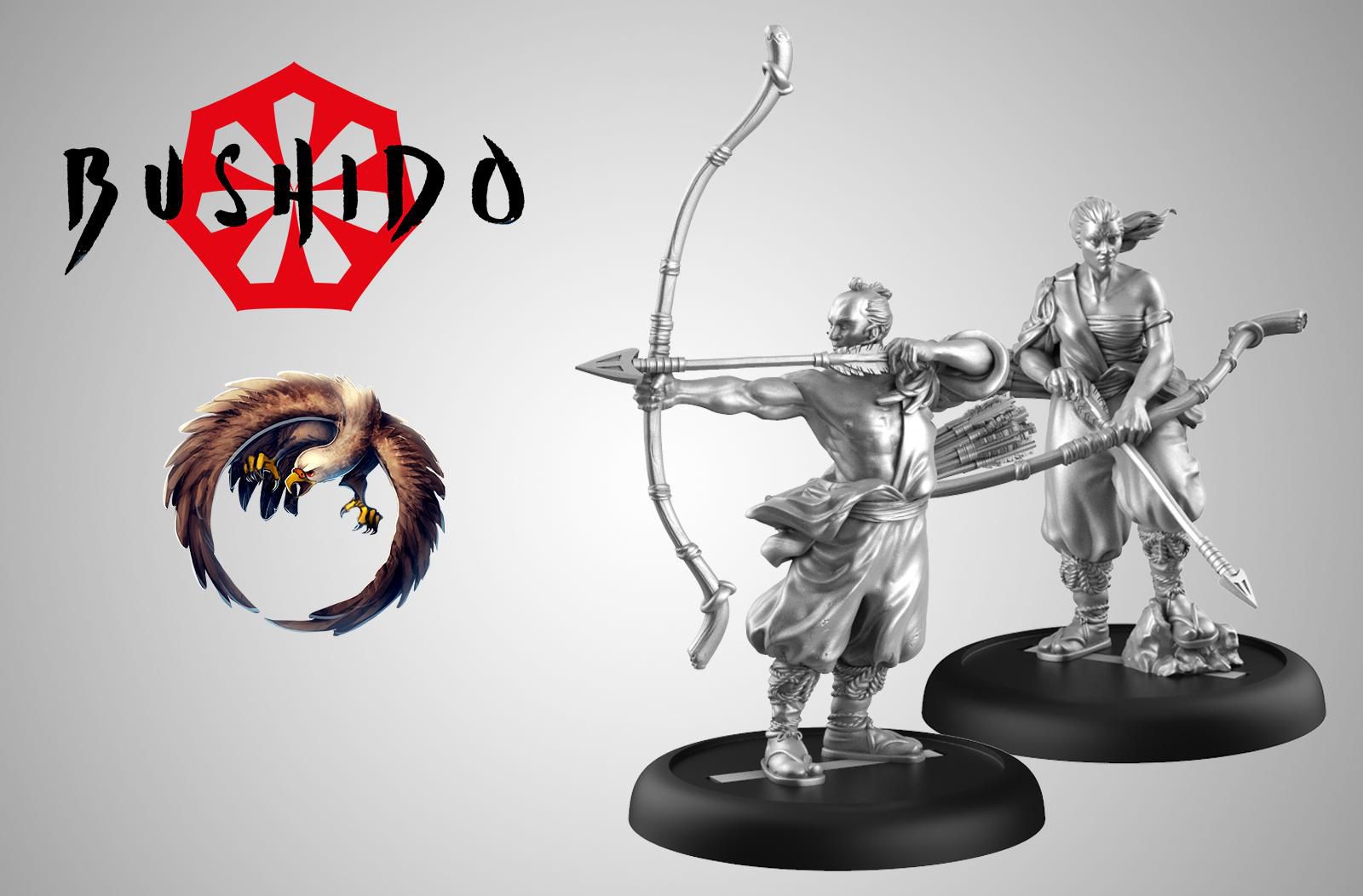 GCT Bushido Loyal Kyudoka Tabletop Miniatur Shiho Clan Risen Sun