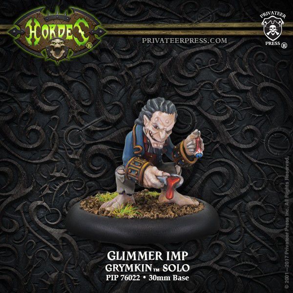 Grymkin Glimmer Imp Solo Privateer Press Hordes PIP76022 Warmachine Goblin
