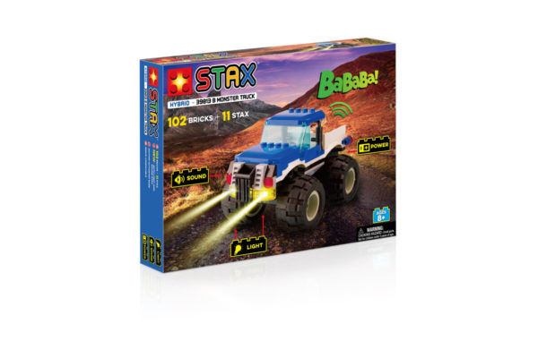Light Stax Monster Truck Blau mit Licht und Sound LS-39813