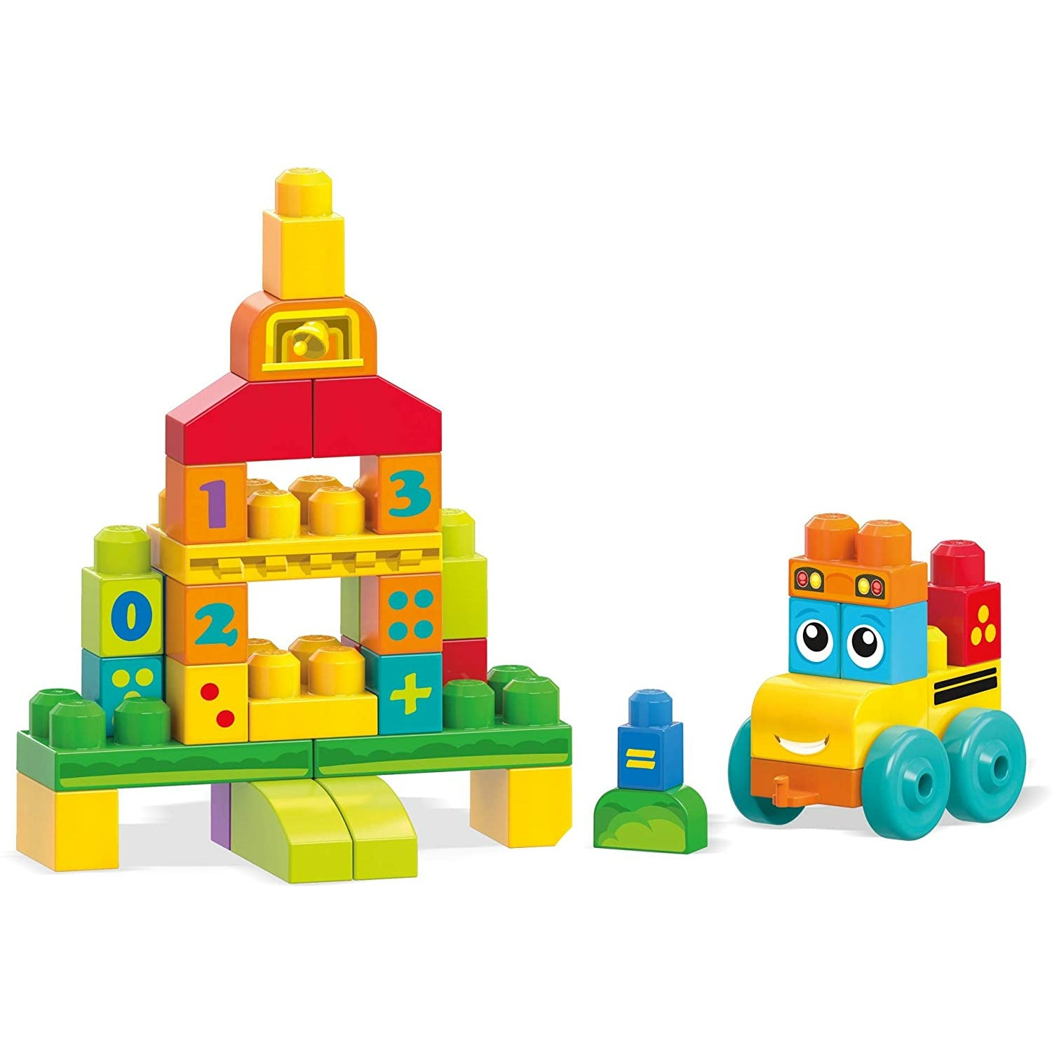 Mega Bloks FBM80 ABC Lern Bus, 45 Klemmbausteine Spielium.de