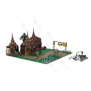 Moc - Mando und das Kind - Planet Sorgan Diorama - 1208 Klemmbausteine