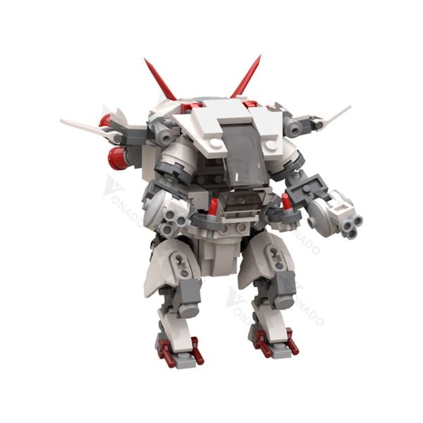 Moc - Overwatch White Rabbit Mech Roboter - 204 Klemmbausteine