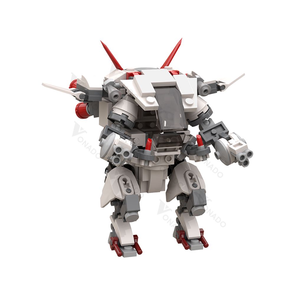 Moc – Overwatch White Rabbit Mech Roboter – 204 Klemmbausteine ...