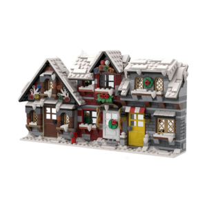 Moc - Winter Village Collection, drei Kleine HÃ¤user - 821 Klemmbausteine