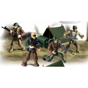 Modbrix - US Army Camp mit 4 Soldaten Figuren - 110 Bauteile [1778983]