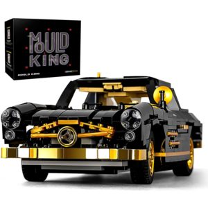 Mould King 10005 -Â 300SL Gullwing Oldtimer Auto - 886 Klemmbausteine