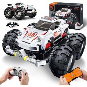 Qihui 8033 - 2,4 Ghz RC Monstertruck 4WD Sportwagen weiÃ - 287 Klemmbausteine