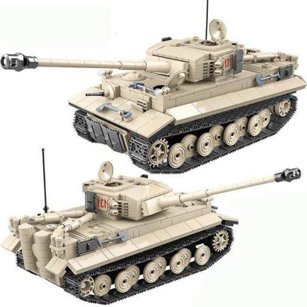 Quanguan 100061 - Tiger Panzer VI 131 - 1018 Klemmbausteine