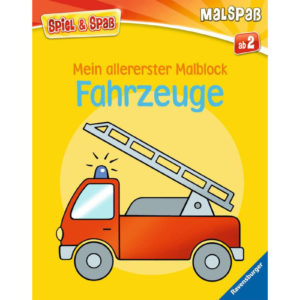 Ravensburger 55790 Mein allererster Malblock: Fahrzeuge