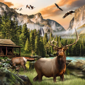 SunsOut Nigel Hemming - Elk Country 1000 Teile Puzzle Sunsout-49004