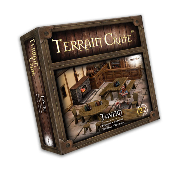 Terrain Crate Tavern Mantic Games D&D GelÃ¤nde PNP Taverne MÃ¶bel Accessoires