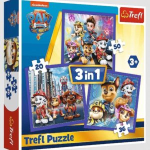Trefl 3 Puzzles - Paw Patrol 20 Teile Puzzle Trefl-34861