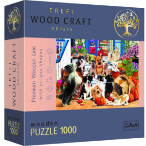 Trefl Premium Holz Puzzle mit 1000 Teilen Hundefreundschaft