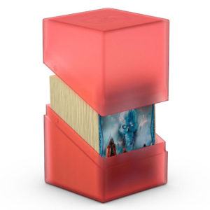 Ultimate Guard - Boulder Deck Case 100+ Ruby - Gaming Card Box for Arkhive
