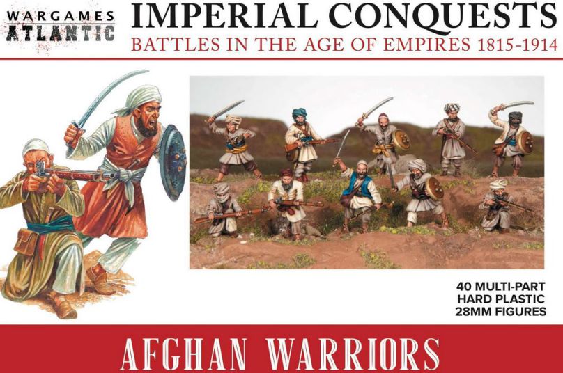 Wargames Atlantic Imperial Conquests Afghan Warriors 28mm Afghanen