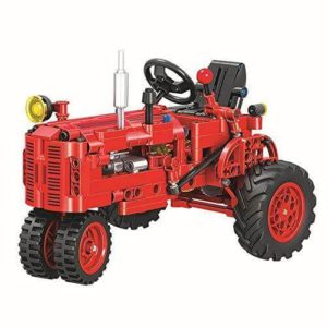 Winner 1281 - Technik Nostalgischer Traktor Trecker mit Lenkachse - 302 Klemmbausteine