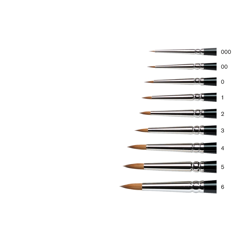 W&N Series 7 Kolinsky Rotmarder Miniature GröÃe 0 (-1) Winsor & Newton 5012000
