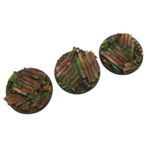 Wood Bases Round 50mm (2)