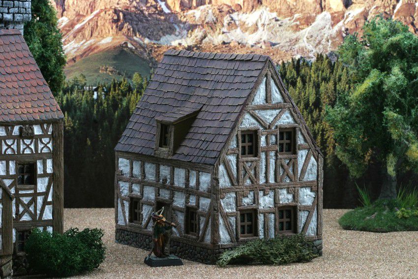 Ziterdes Gutshaus 28mm 12002 Gelände Terrain Haus House Manor