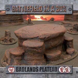 Battlefield in a Box Badlands Plateau 15mm 28mm 35mm GelÃ¤nde Rock Terrain Felsen