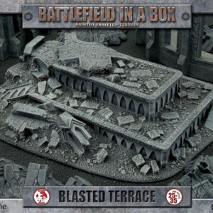 Battlefield in a Box Gothic Blasted Terrace 28mm 35mm Tabletop Ruine 40k GelÃ¤nde