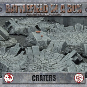 Battlefield in a Box Gothic Craters 28mm 35mm Tabletop Ruine 40k GelÃ¤nde Krater