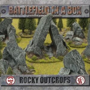 Battlefield in a Box Rocky Outcrops 15mm 28mm 35mm GelÃ¤nde Fluss Tabletop Terrai