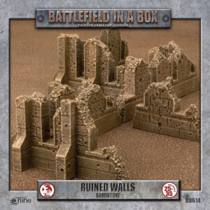 Battlefield in a Box Sandstone Ruined Walls 28mm 35mm Gothic GelÃ¤nde Sc-Fi 40k