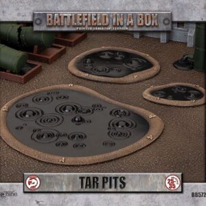 Battlefield in a Box Tar Pits 28mm 32mm 35mm Tabletop Terrain puddle Toxic Teer