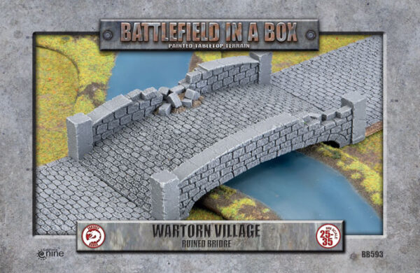 Battlefield in a Box The Wartorn Village Ruined Bridge 28-35mm GelÃ¤nde BrÃ¼cke