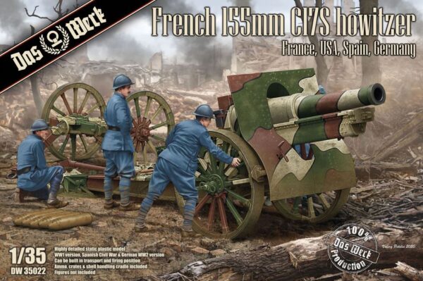 Das Werk French 155mm C17S Howitzer 1/35 DW35018