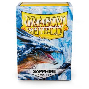 Dragon Shield Matte Sapphire 100 protective Sleeves HÃ¼llen Standard ArcaneTinmen