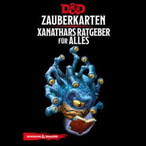 Dungeons & Dragons Zauberkarten Xanathars Ratgeber fÃ¼r Alles (Deutsch) D&D Cards